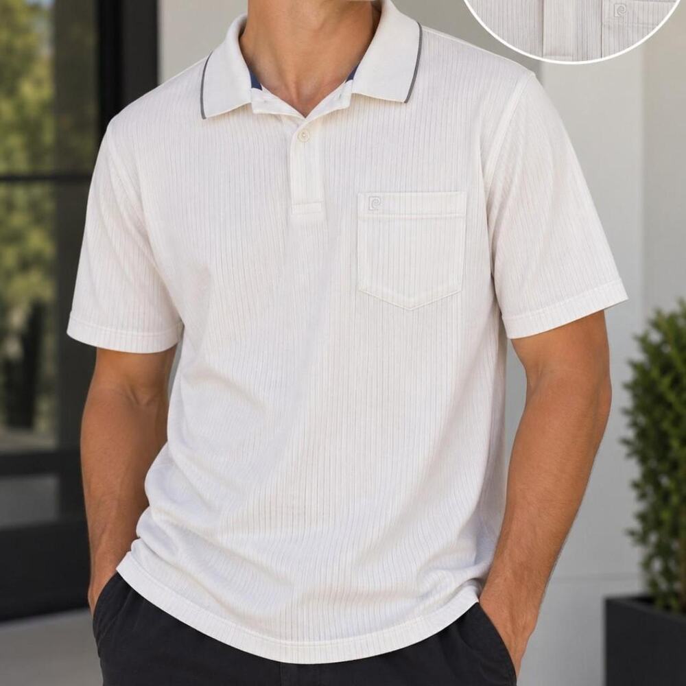 Pierre cardin white polo shirt